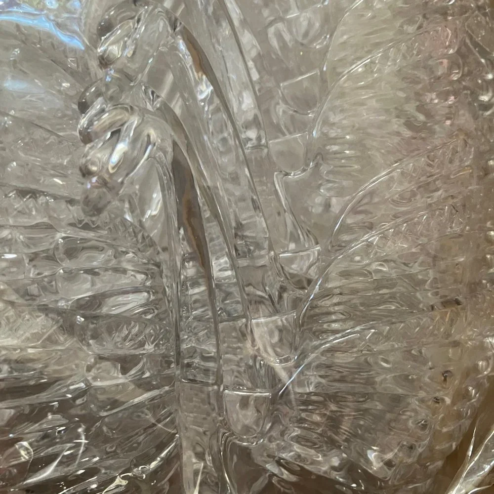 WEDDING/BABY SHOWER/ELEGANT PARTY SWAN FAVORS CLEAR PLASTIC NEW 24 PACK